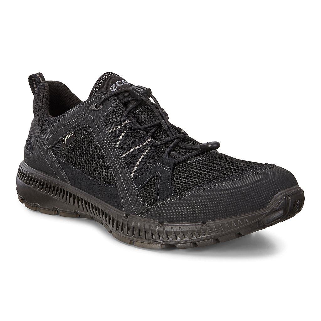 Ecco Terracruise Ii Mens Gore Tex Shoes In Black Online - India BIE-907148